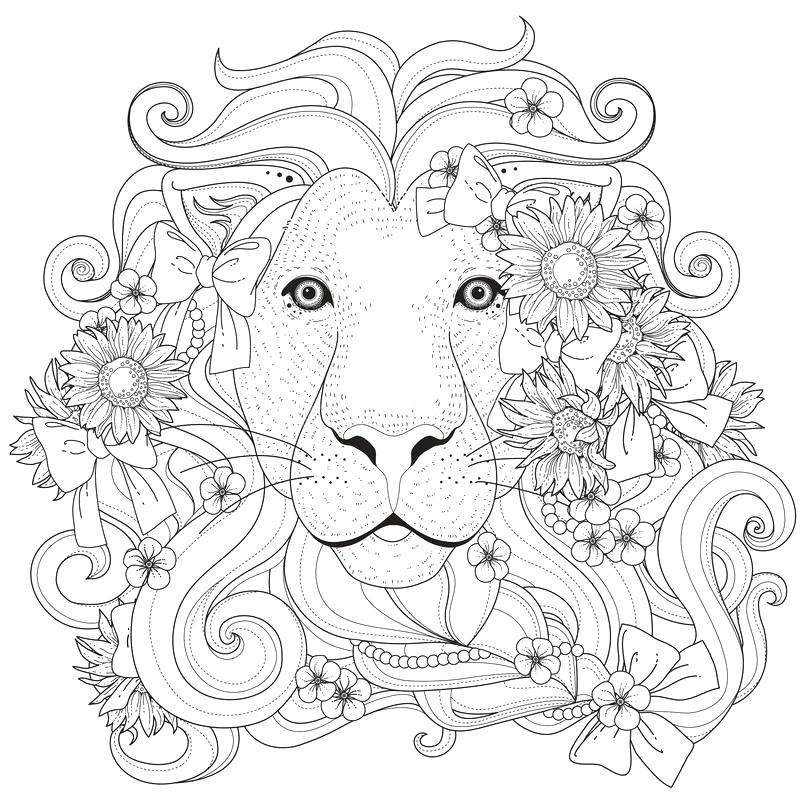 800x800 Lion Coloring Page Anime Princess Coloring Pages Lion Coloring