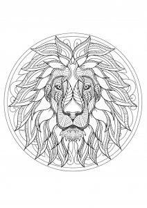 212x300 Mandala Lion