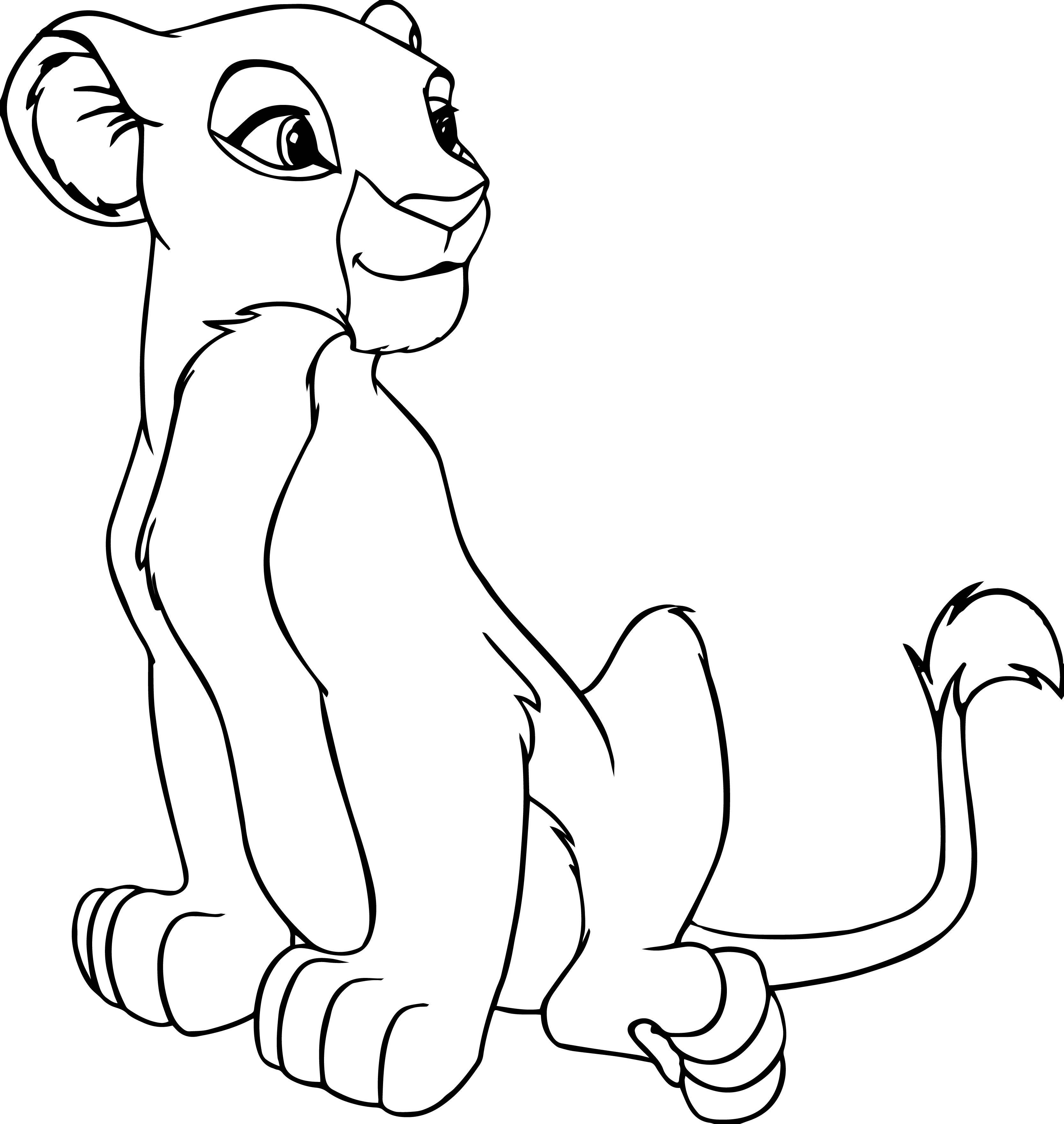 Lion Coloring Pages For Kids at GetDrawings | Free download