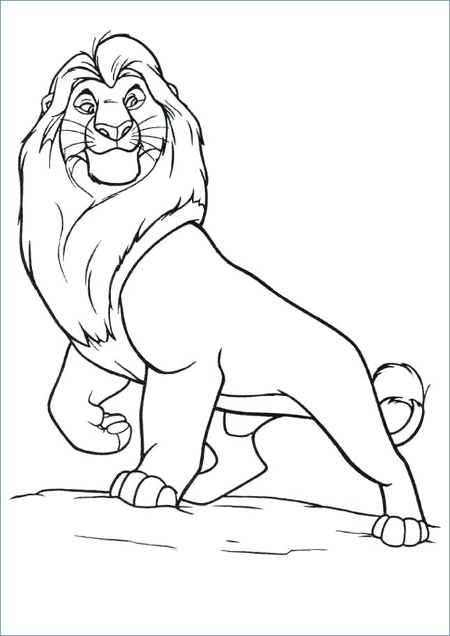645x912 Free Printable Lion Coloring Pages