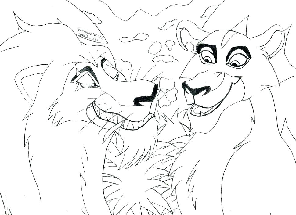 970x705 Mountain Lion Coloring Pages Lion Coloring Pages Free Lion King