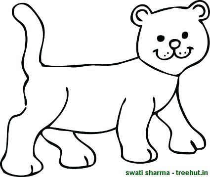 425x358 Lion Cub Coloring Pages Cartoon Lion Coloring Pages Printable Lion
