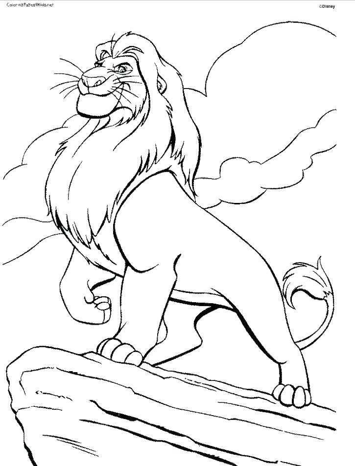 725x953 Lion King Printable Coloring Pages Lion King Printable Coloring