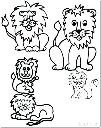354x447 Lion Face Coloring Page Lion Face Coloring Page Lion Face Coloring