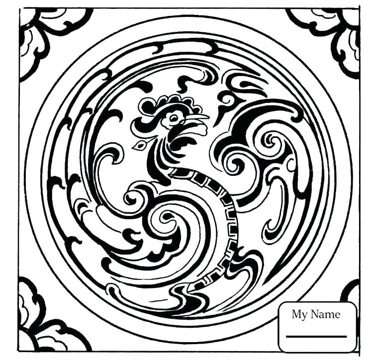 734x726 Lion Face Coloring Page