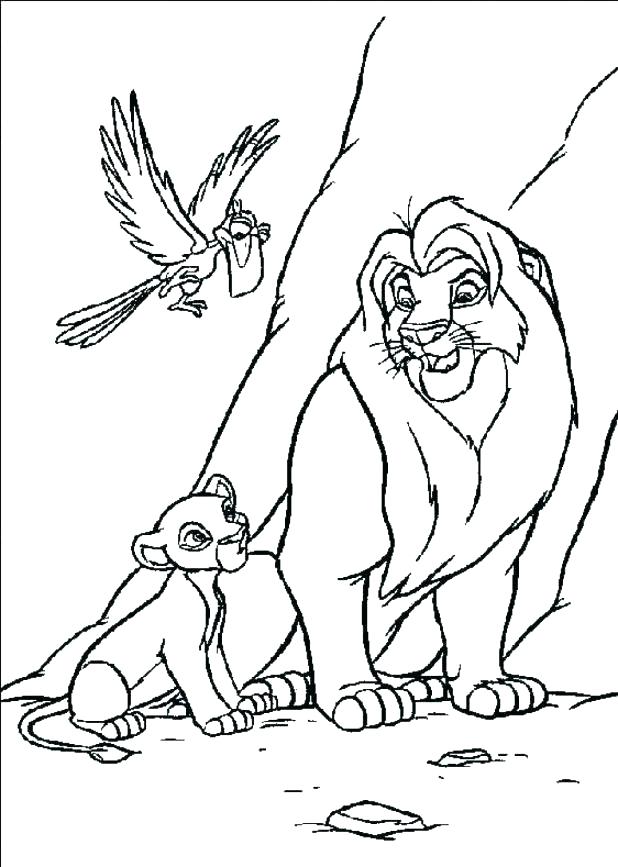 618x867 Lion Drawing For Coloring Lion Family Coloring Pages Lion Drawing