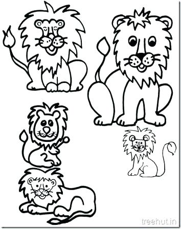 354x447 Lion Face Coloring Page Lion Family Coloring Pages Lion Face