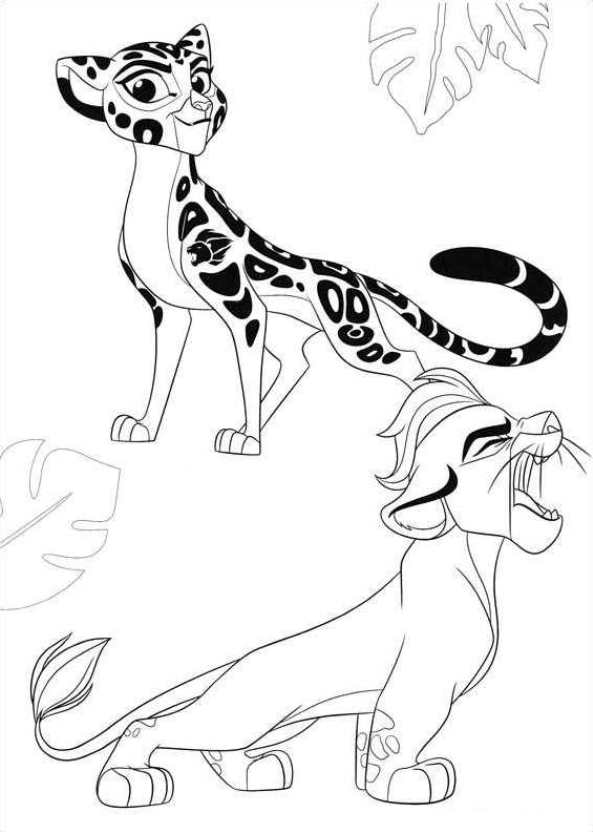 593x832 Kids N Coloring Pages Of Lion Guard