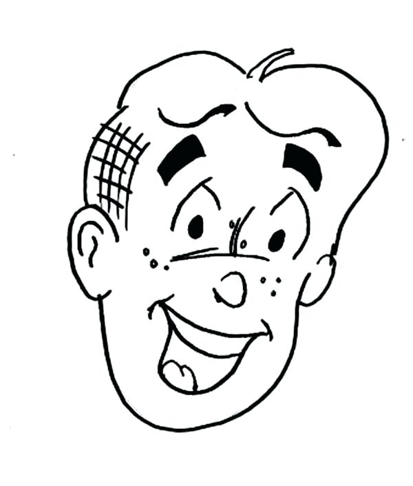 600x706 Lion Head Coloring Page