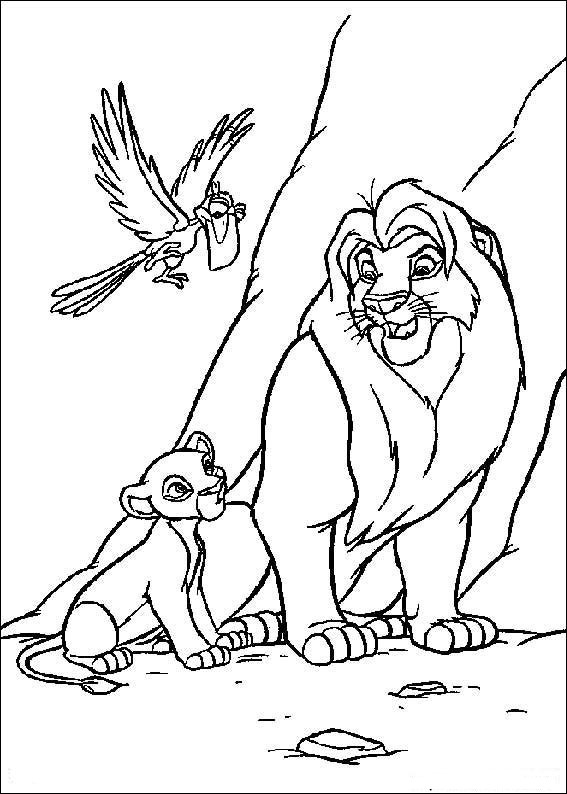 567x794 Top Lion King Coloring Pages