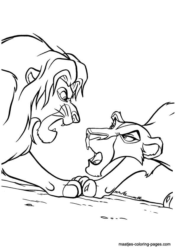 595x842 Lion King Coloring Pages