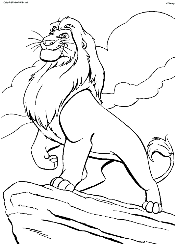 725x953 Top Lion King Coloring Pages