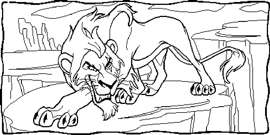 937x469 Lion King Simba Coloring Pages Free Printable For Kids To Download