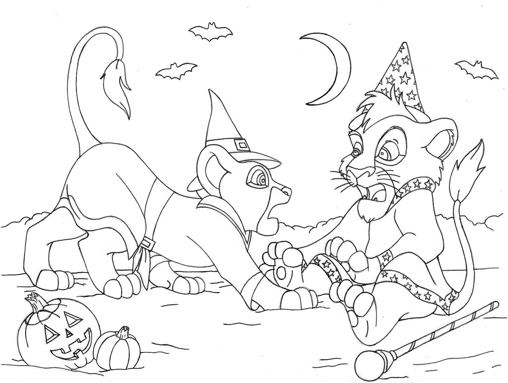 1024x773 Lion King Coloring Pages For Christmas
