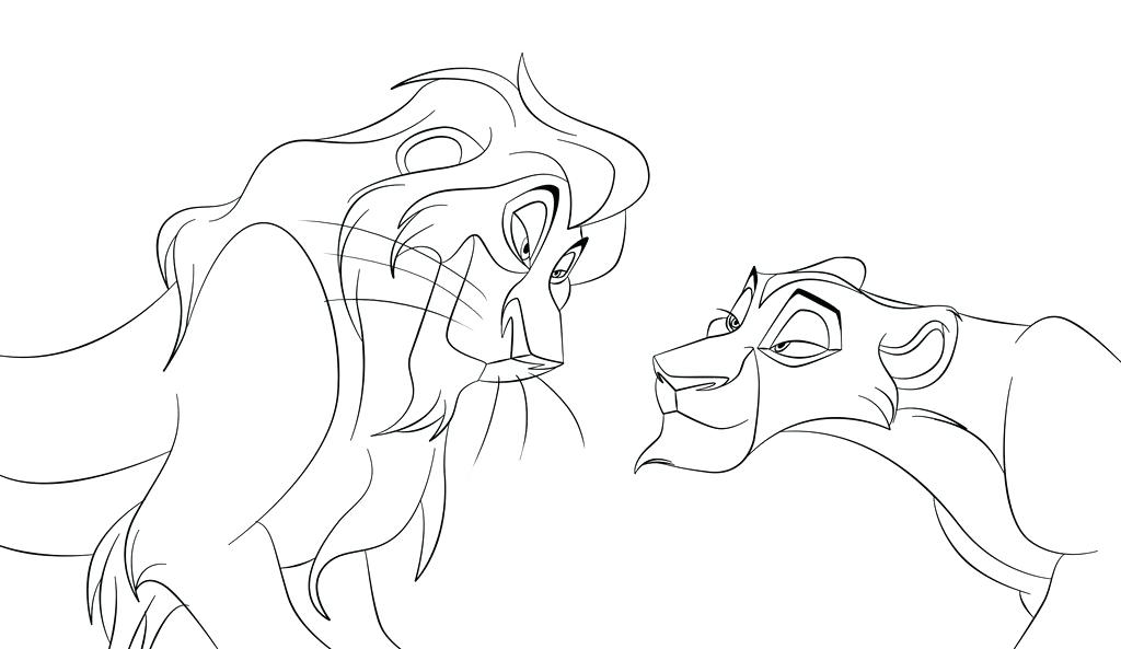 1024x593 Lion N Singing To And Friends Coloring Page Pages The King Free