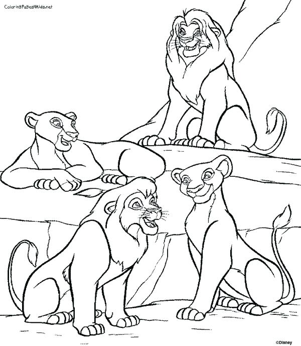 600x689 Lion King Coloring Book In Addition To The Pages Happy And Kin