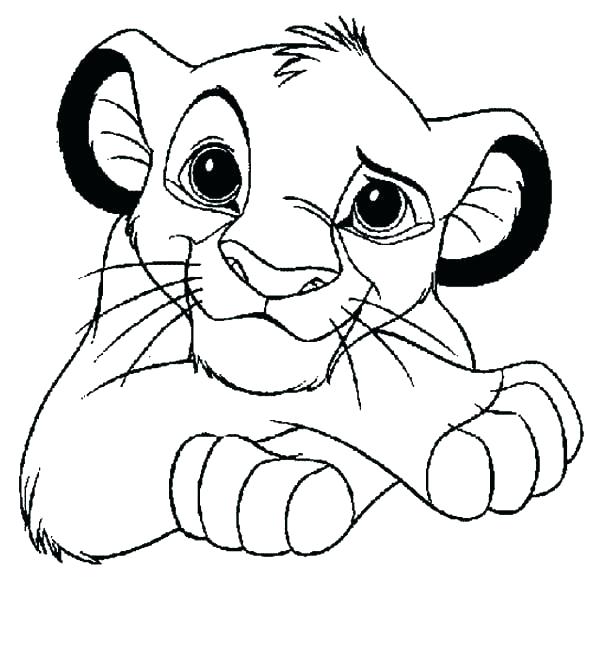 600x646 Lion King Coloring Pages Kiara And Kovu Scar Extraordinary