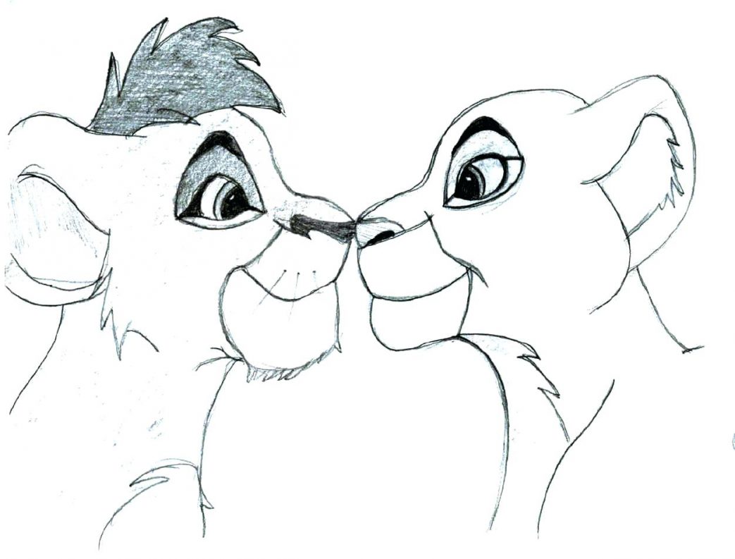 1043x793 Lion King Coloring Pages Kovu Rafiki And Timon The Page Online