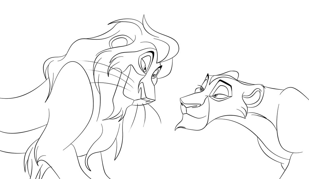 1024x593 Lion King Coloring Pages Lion King Coloring Pages Kovu Kids
