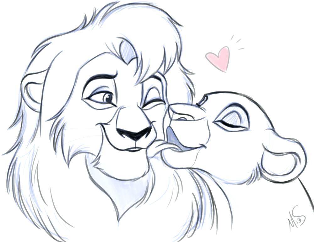 1000x773 Lion King Kiara Coloring Pages Vanda