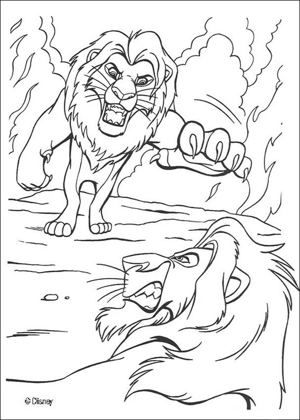 607x850 The Lion King Coloring Pages Mufasa