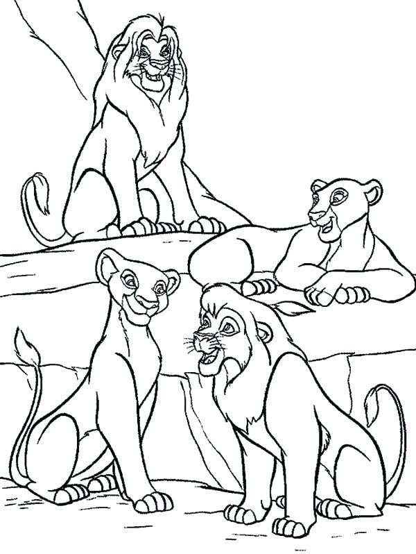 600x798 Happy Coloring Page Animal Pages Of Happy Coloring Page Simba