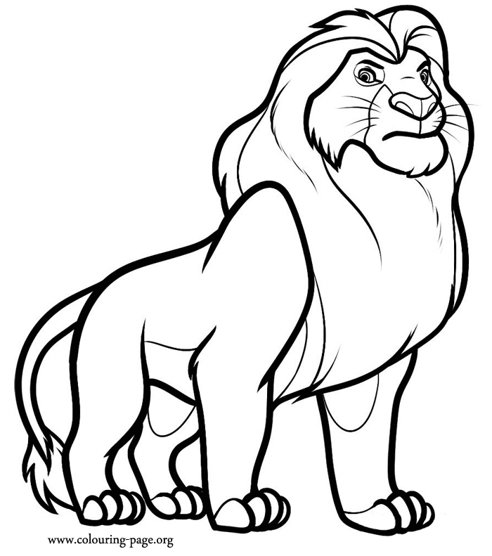 700x791 Lion King Coloring Pages Awesome The Lion King Mufasa Coloring