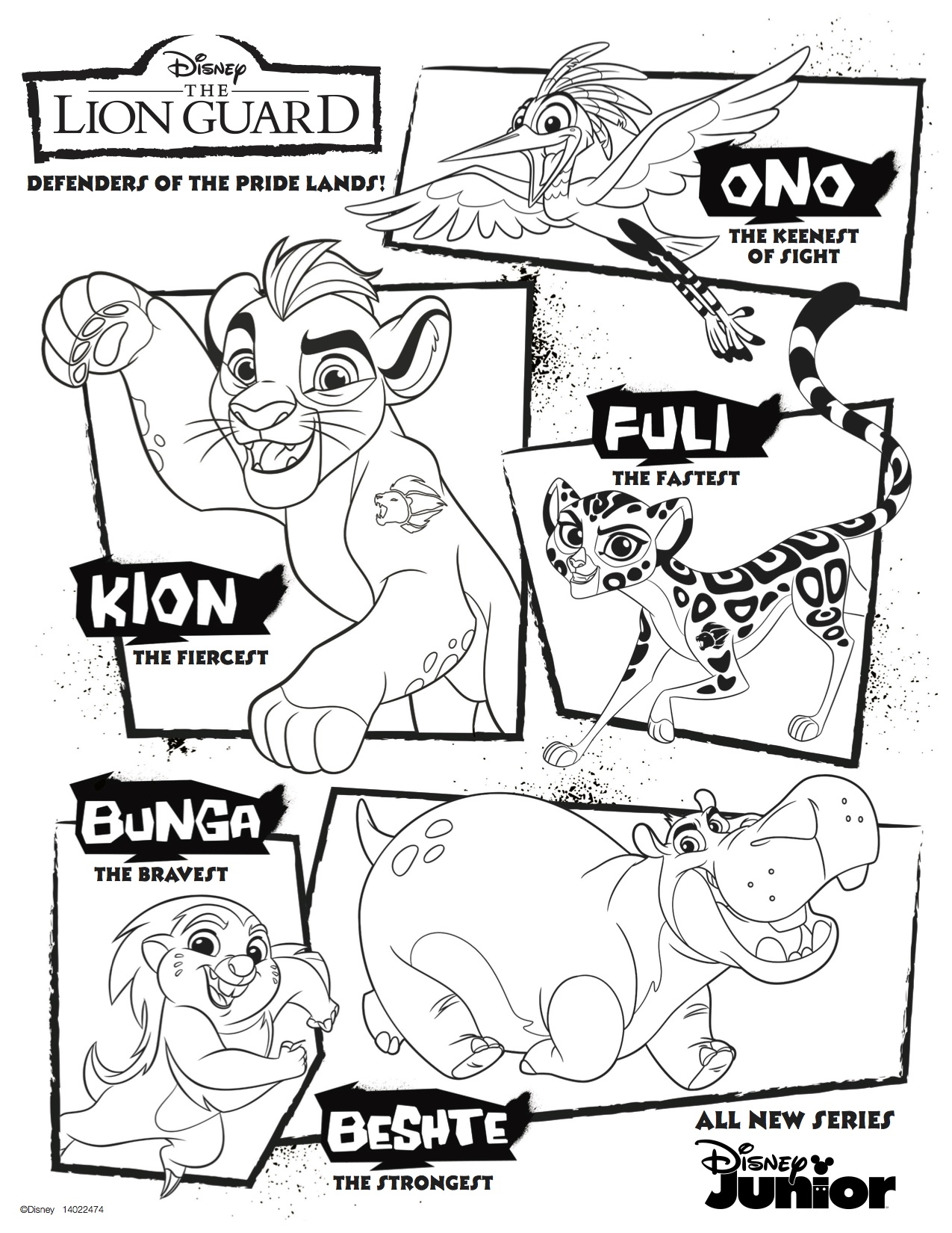 1275x1650 The Lion Guard Coloring Pages Getcoloringpages Printable
