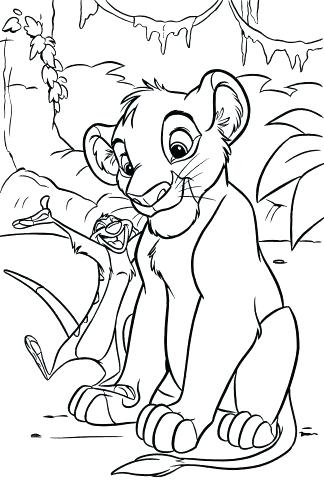 324x500 Baby Simba Lion King Coloring Pages Medium Size Of Simba Coloring