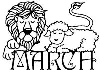 210x140 In Like A Lion Out Like A Lamb Coloring Pages