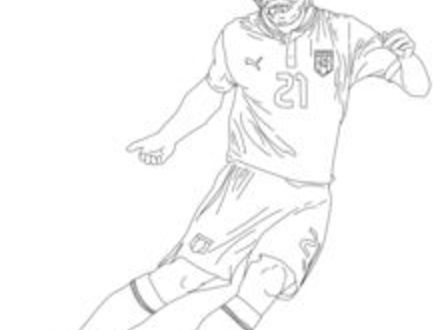 440x330 Messi Coloring Page For Kids