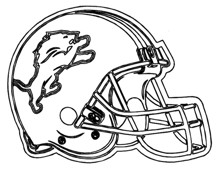 700x541 Football Helmet Detroit Lions Coloring Page Kids Coloring Pages