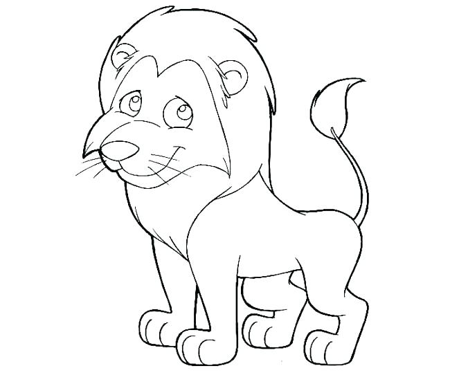 650x542 Lions Coloring Pages