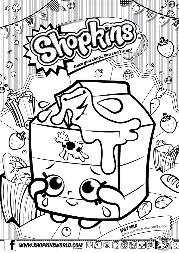 595x842 Shopkins Coloring Pages