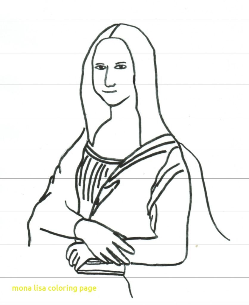 836x1024 Mona Lisa Coloring Page Get Bubbles