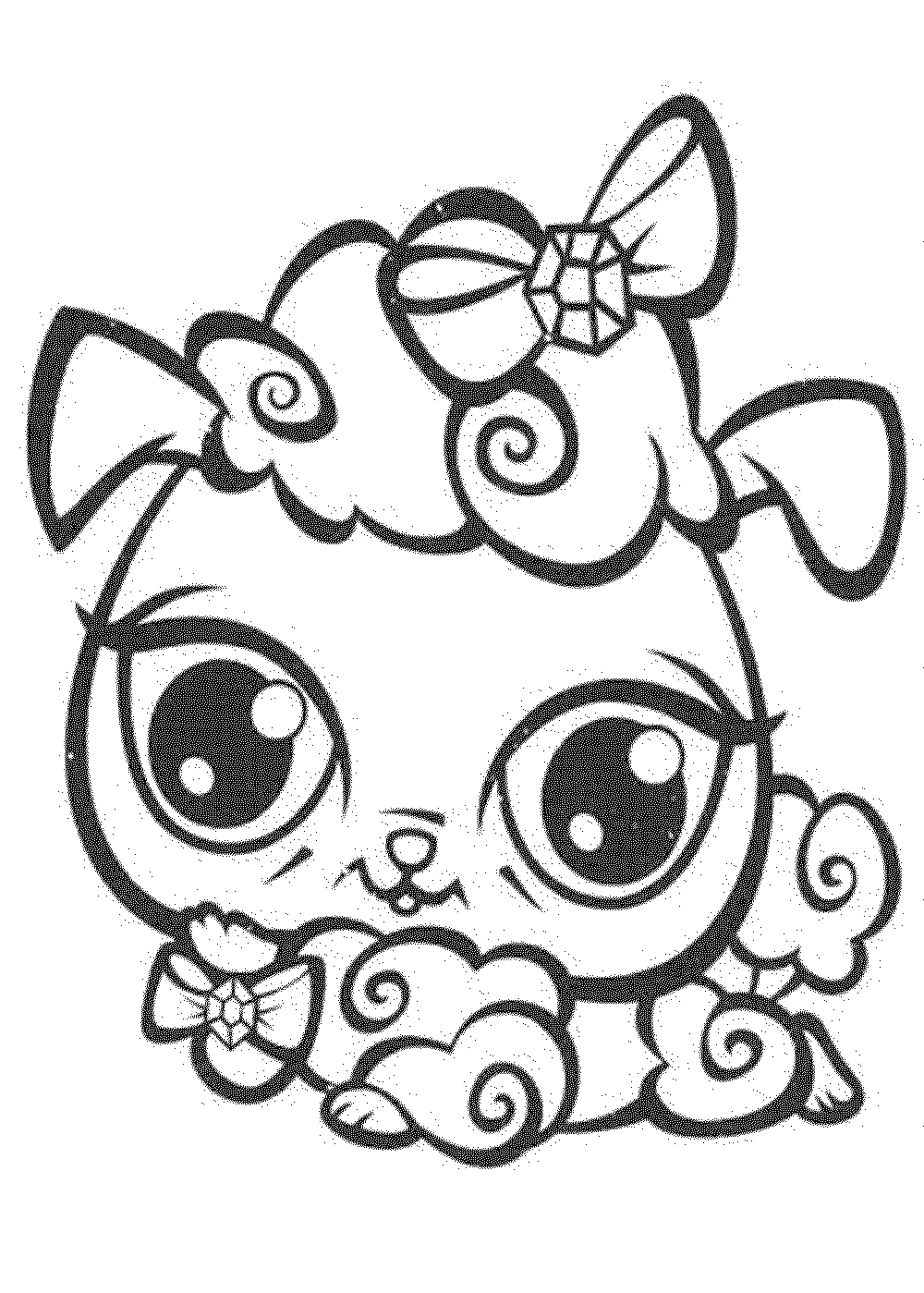 1000x1399 Littlest Pet Shop Coloring Pages Cat