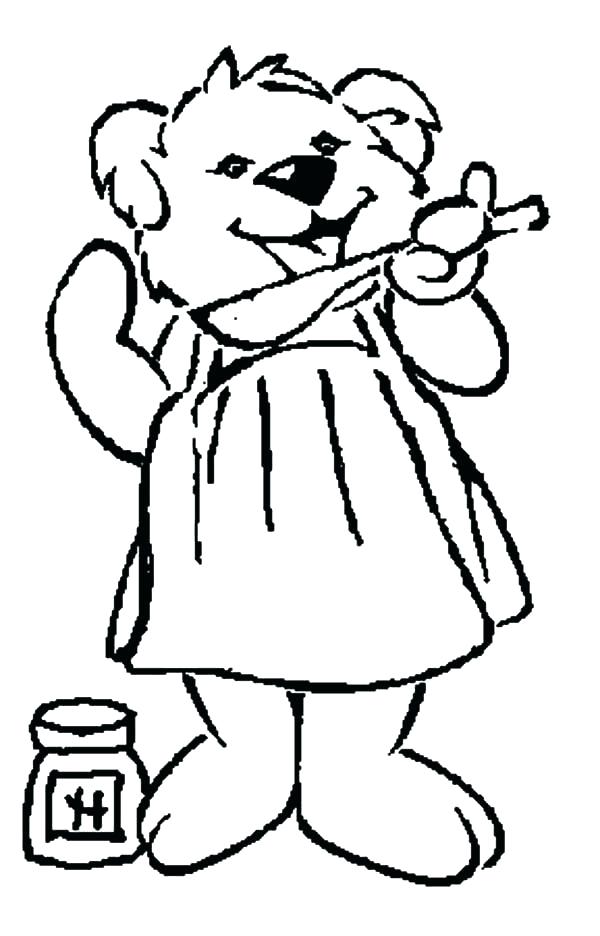 600x936 The Three Bears Coloring Pages Coloring Pages Online Three Little