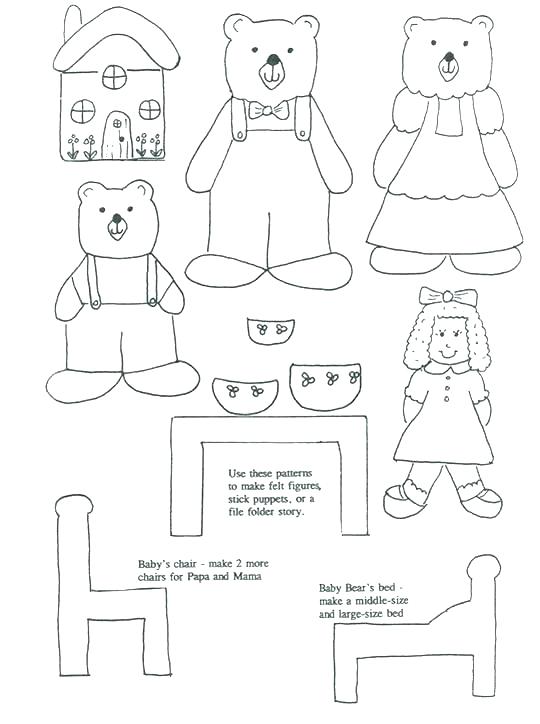 540x724 Coloring Pages Online Story Three Bears Coloring Pages Coloring