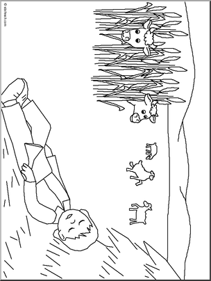 304x404 Little Boy Blue Coloring Page I Abcteach