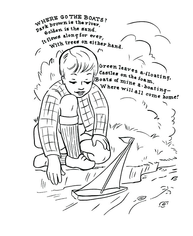 670x820 Nursery Rhyme Coloring Pages Little Boy Blue Coloring Page Nursery