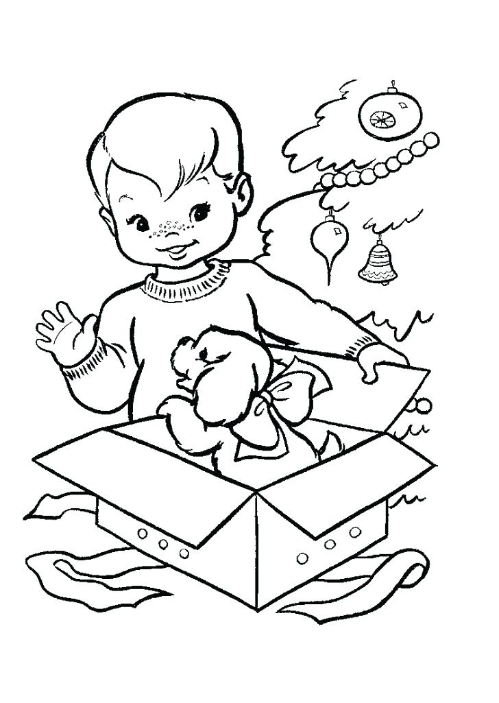 728x1025 Little Boy Coloring Pages Murs