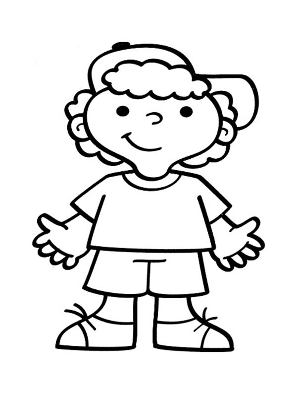600x796 Little Boy Coloring Page Little Boy Coloring Page Printable Boy