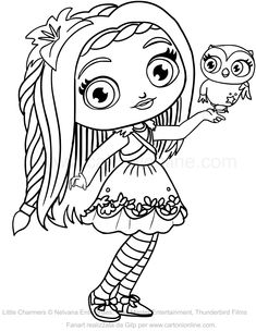 235x304 Little Charmers Coloring Pages Kids