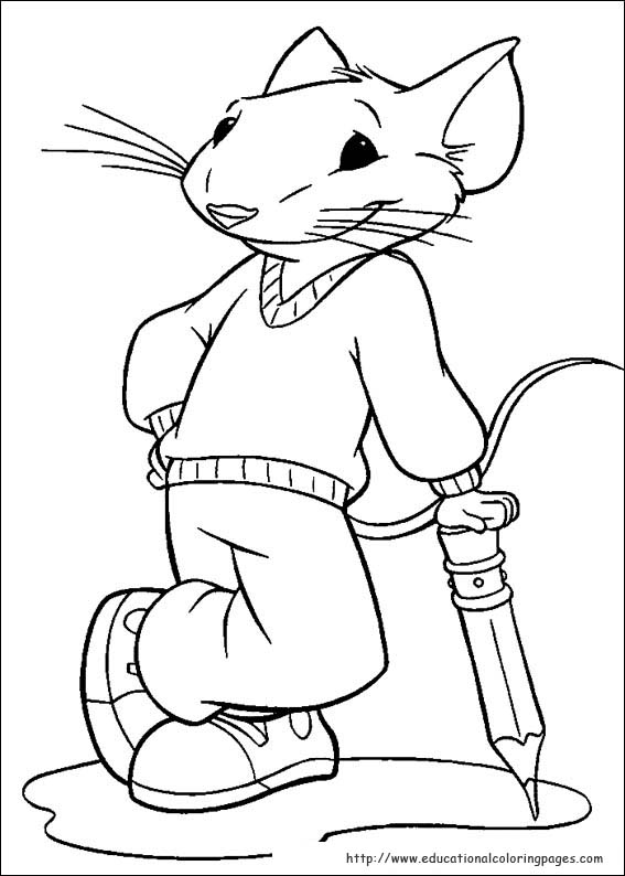 567x794 Stuart Little Coloring Pages