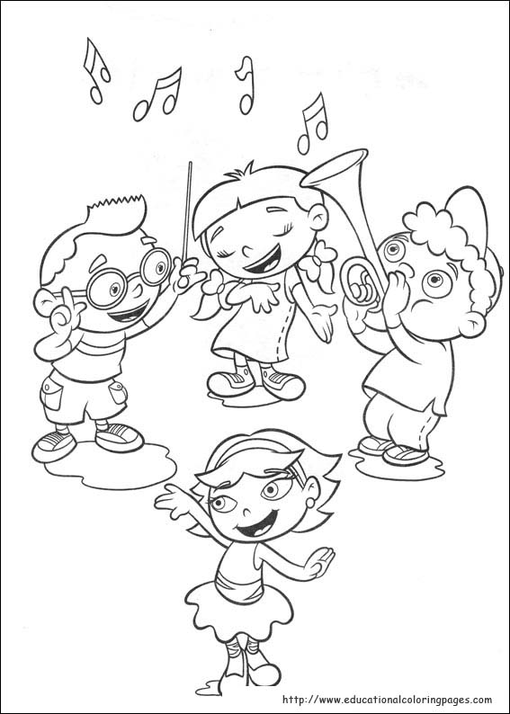 567x794 Little Einsteins Coloring Pages