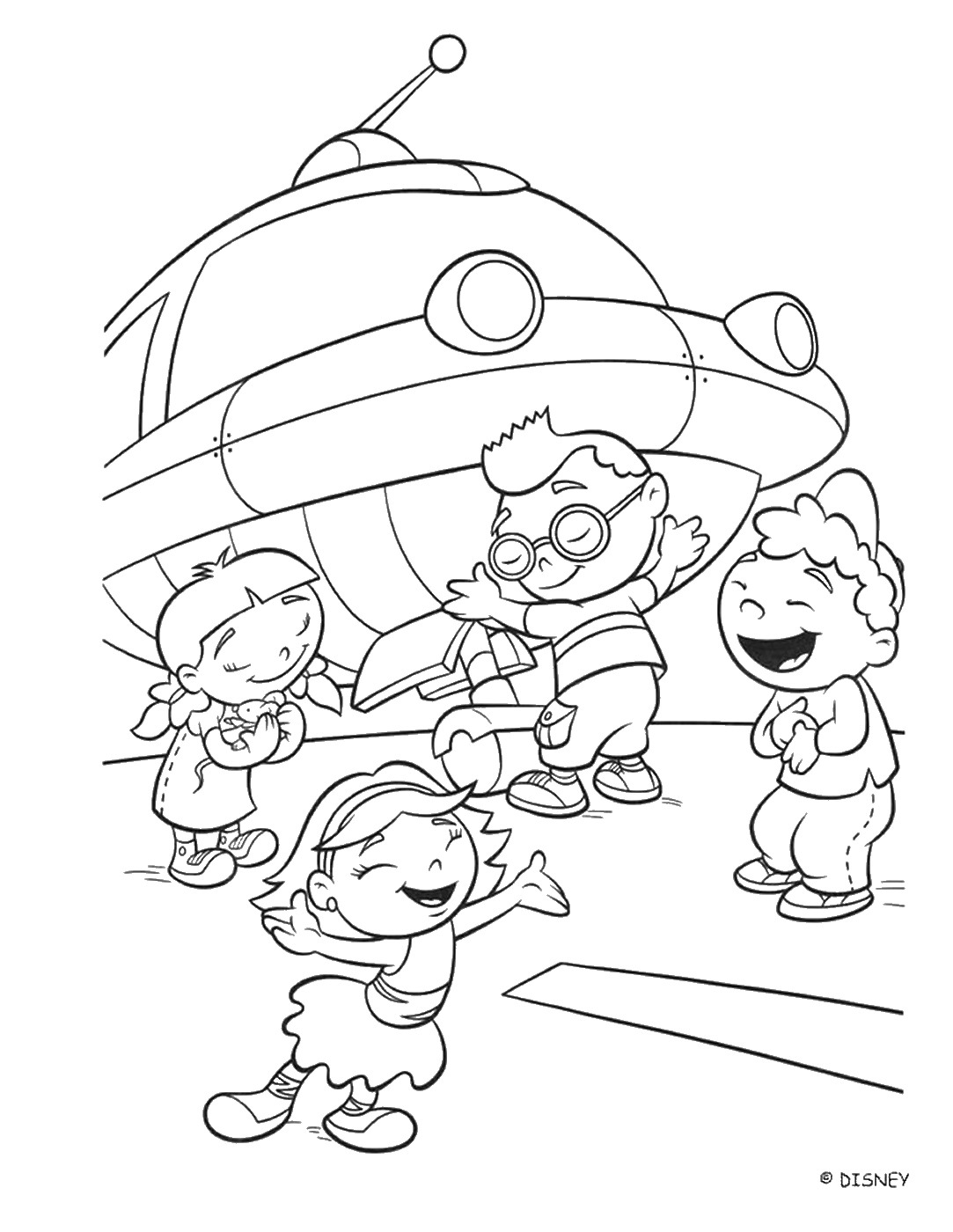 1083x1400 Little Einsteins Coloring Pages