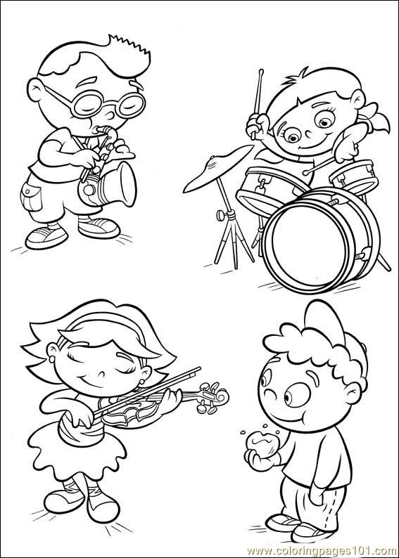 567x794 Little Einsteins Coloring Pages