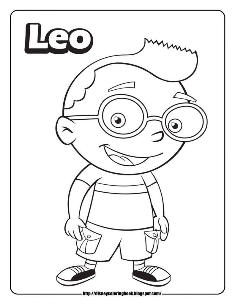 791x1024 Little Einsteins Coloring Pages Free