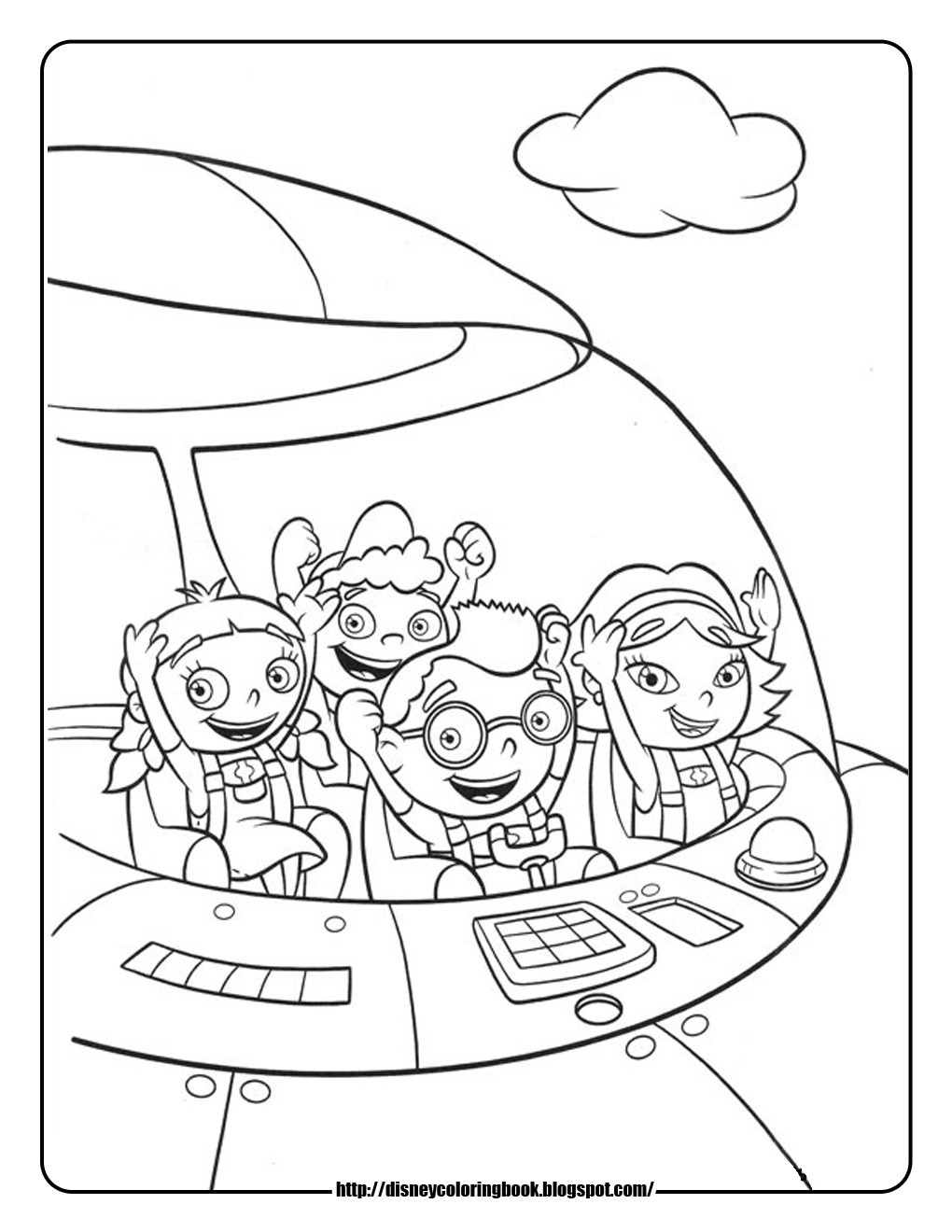 1020x1320 Free Printable Little Einsteins Coloring Pages Get Ready To Learn