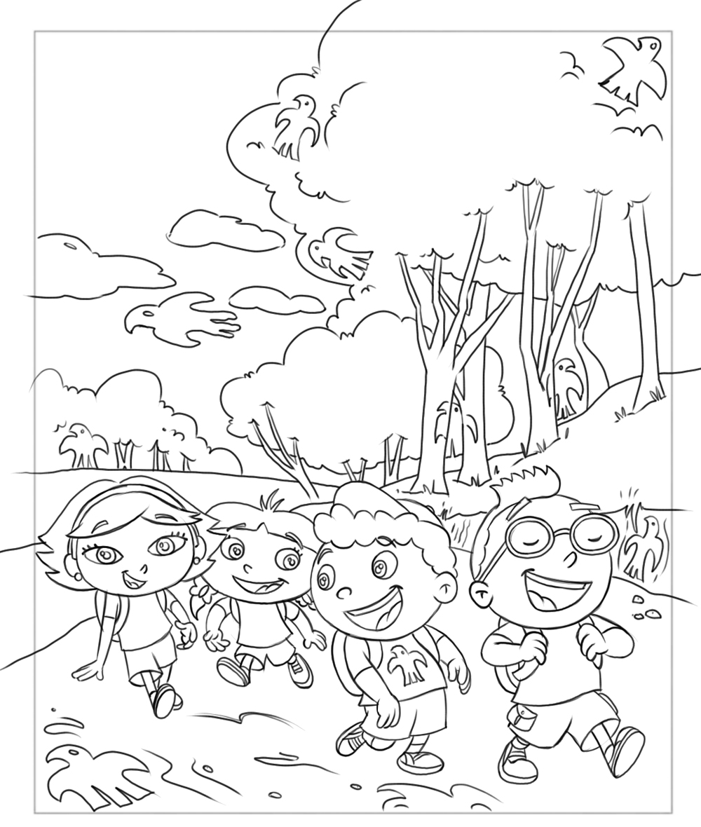 1000x1180 Little Einsteins Coloring Pages
